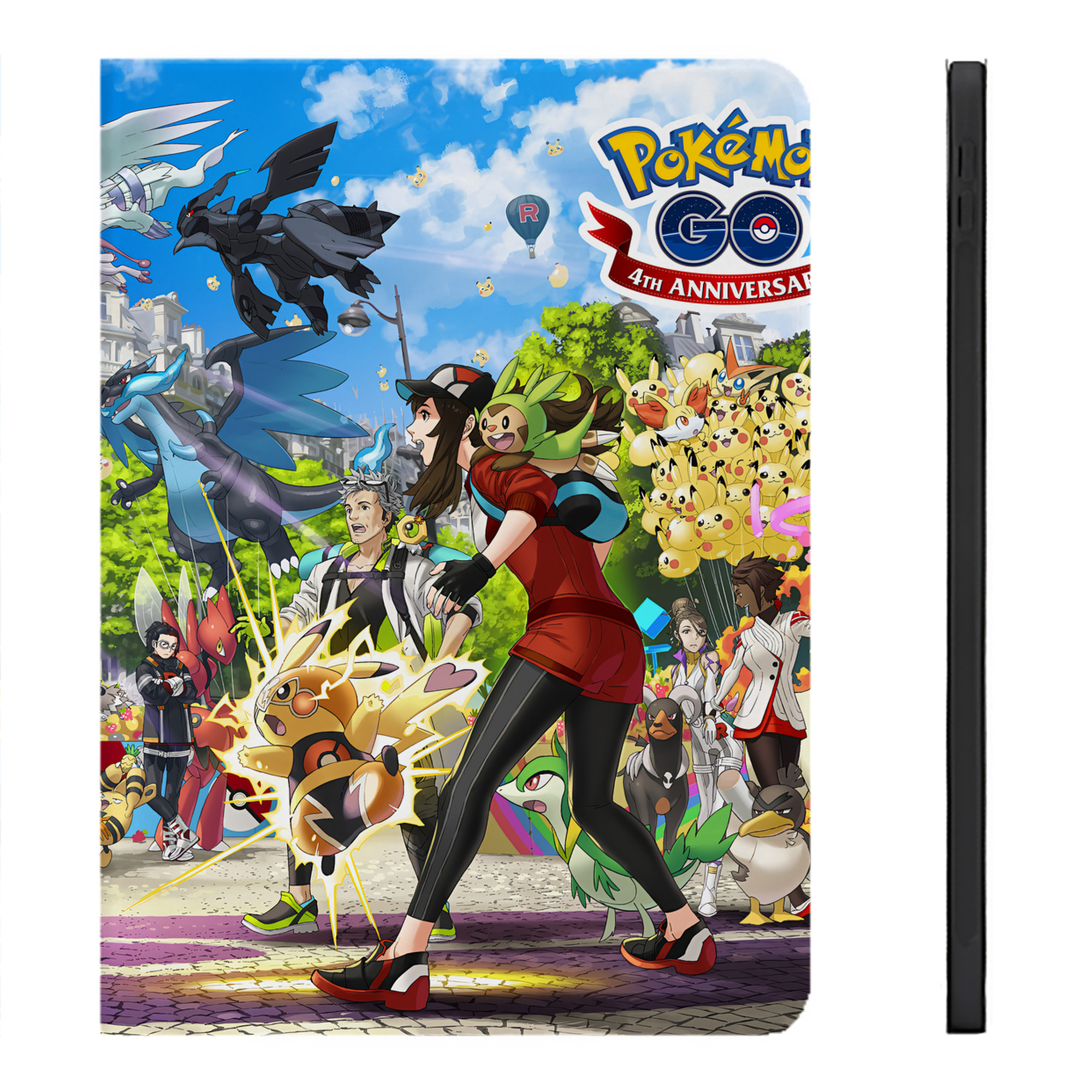 （画像用） ポケットモンスター Pokémon IPadケース ペンホルダー付き ブックスタイルデザイン